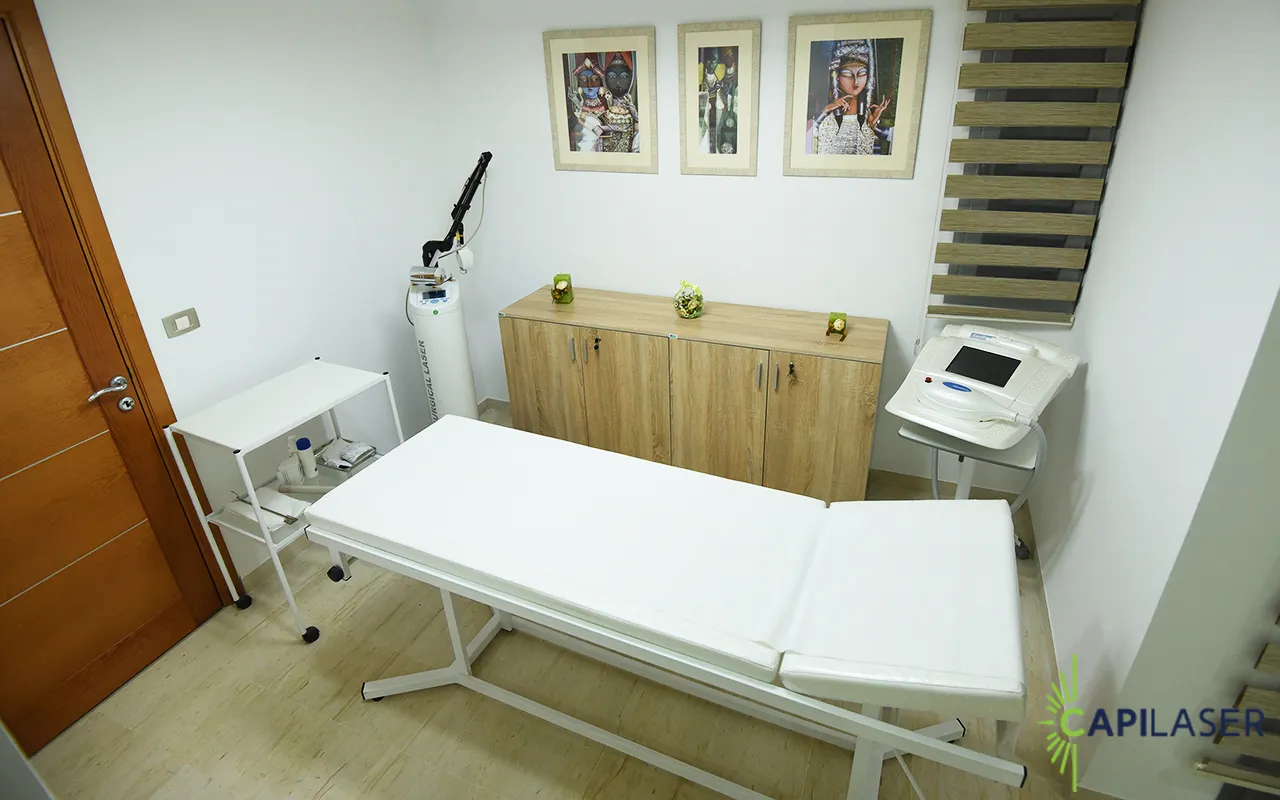 Salle de traitement au CO2 et de Lipolyse